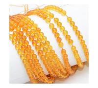 DOUPE Natural Baltic Honey-Congac Amber Loose Round Beads 4mm-4.2mm Healing Crystal Stone (Color : A Color, Item Diameter : 4-4.2mm)
