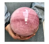 DOUPE Natural Pink Rose Quartz sphere Crystal ball Healing Gemstone 1pc Healing Crystal Stone (Size : 90-95mm)
