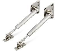 Douper 100N/22lb Gas Spring Soft Close Hinges, Slow Down Lid Stay Slowly Open Drop Door Flap for Kitchen Cabinet Cupboard Desk, Pack of 2