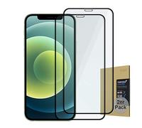 doupi 2X FullCover Screen Protector for iPhone 12 mini (5.4 inch), Premium 9H HD Anti Scratch [3D Touch Supported] Tempered Glass Film, 2-Pack