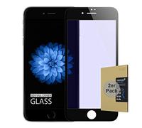 doupi 2X FullCover Screen Protector for iPhone 6 / 6S (4,7 inch), Premium 9H HD Anti Scratch [3D Touch Supported] Tempered Glass Film, 2-Pack, black