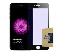 doupi 2X FullCover Screen Protector for iPhone 6 Plus / 6S Plus (5,5 inch), Premium 9H HD Anti Scratch [3D Touch Supported] Tempered Glass Film, 2-Pack, black