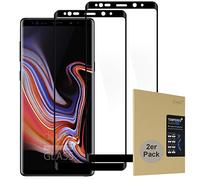 doupi 2X FullCover Screen Protector for Samsung Galaxy Note 9, Premium 9H HD Anti Scratch [3D Touch Supported] Tempered Glass Film, 2-Pack, black