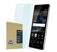 doupi 2X Screen Protector for HUAWEI P8 (2015), Premium 9H HD Anti Scratch [3D Touch Supported] Tempered Glass Film, 2-Pack