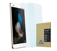 doupi 2X Screen Protector for HUAWEI P8 Lite (2015), Premium 9H HD Anti Scratch [3D Touch Supported] Tempered Glass Film, 2-Pack