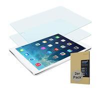 doupi 2X Screen Protector for iPad Pro 9,7 inch/iPad Air/iPad (2017, 2018), Premium 9H HD Anti Scratch [3D Touch Supported] Tempered Glass Film, 2-Pack