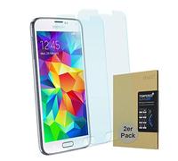 doupi 2X Screen Protector for Samsung Galaxy S5, Premium 9H HD Anti Scratch [3D Touch Supported] Tempered Glass Film, 2-Pack