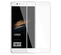doupi FullCover Tempered Glass for Huawei P10 - Premium 9H HD Anti Scratch [3D Touch Supported] Screen Protector, white
