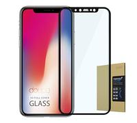 doupi FullCover Tempered Glass for iPhone 11 Pro (2019) / XS/X (5.8 inch) - Premium 9H HD Anti Scratch [3D Touch Supported] Screen Protector, black