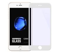 doupi FullCover Tempered Glass for iPhone 7 Plus (5.5 inch) - Premium 9H HD Anti Scratch [3D Touch Supported] Screen Protector, white