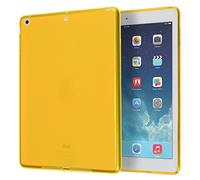 doupi PerfectFit TPU Case for iPad Air (1. Gen.) Silicone Case Cover Bumper Skin Matte Clear Yellow