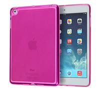 doupi PerfectFit TPU Case for iPad mini 1 2 3 with Retina Display Silicone Case Cover Bumper Skin Matte Clear pink