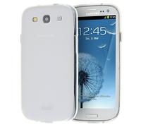 doupi PerfectFit TPU Case for Samsung Galaxy S3 with built-in dust plugs Silicone Case Cover Bumper Skin Matte Clear White