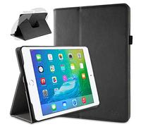 doupi Smart Flip Cover for iPad mini 4 / iPad mini 5, Deluxe Protective Case with Sleep/Wake Function 360 Degree Rotatable Stand Screen Protector, Black
