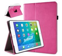 doupi Smart Flip Cover for iPad mini 4 / iPad mini 5, Deluxe Protective Case with Sleep/Wake Function 360 Degree Rotatable Stand Screen Protector, Pink