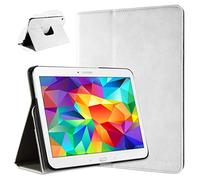 doupi Smart Flip Cover for Samsung Galaxy Note Pro (12.2 inch), Deluxe Protective Case 360 Degree Rotatable Stand Screen Protector, White