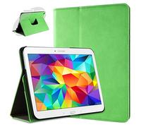 doupi Smart Flip Cover for Samsung Galaxy Tab 2 (10.1 inch), Deluxe Protective Case with Sleep/Wake Function 360 Degree Rotatable Stand Screen Protector, Green