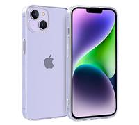 doupi UltraSlim AllClear Case for iPhone 14 (6.1 inch), Ultra Thin Feather Light TPU Silicon Skin Protective Cover, Complete Transparent