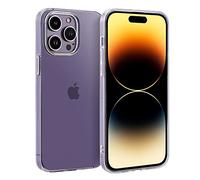 doupi UltraSlim AllClear Case for iPhone 14 Pro (6.1 inch), Ultra Thin Feather Light TPU Silicon Skin Protective Cover, Complete Transparent