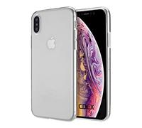 doupi UltraSlim AllClear Case for iPhone XS Max (6.5 inch), Ultra Thin Feather Light TPU Silicon Skin Protective Cover, Complete Transparent