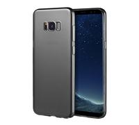 doupi UltraSlim AllClear TPU Case Samsung Galaxy S8 Plus Silicone Feather Light Cover Protective Shell, black