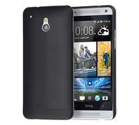 doupi UltraSlim Cover for HTC ONE mini (M4), Fine Mat Feather Light Bumper Protector Sleeve Skin Case, Black