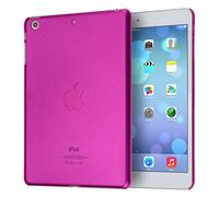 doupi UltraSlim Cover for iPad mini 1/2 / 3, Fine Mat Feather Light Bumper Protector Sleeve Skin Case, Pink