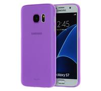 doupi UltraSlim Cover for Samsung Galaxy S7 Edge, Fine Mat Feather Light Bumper Protector Sleeve Skin Case, Purple