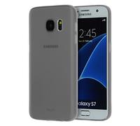 doupi UltraSlim Cover for Samsung Galaxy S7 Edge, Fine Mat Feather Light Bumper Protector Sleeve Skin Case, Grey