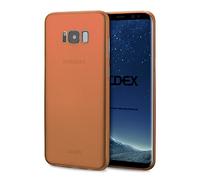 doupi UltraSlim Cover for Samsung Galaxy S8 Plus, Fine Mat Feather Light Bumper Protector Sleeve Skin Case, Orange