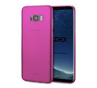 doupi UltraSlim Cover for Samsung Galaxy S8 Plus, Fine Mat Feather Light Bumper Protector Sleeve Skin Case, Pink