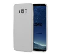 doupi UltraSlim Cover for Samsung Galaxy S8 Plus, Fine Mat Feather Light Bumper Protector Sleeve Skin Case, White