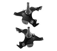 DOUQANG Pair Front 2" Lowering Drop Spindle Steering Knuckle W/1.00" Rotor 2WD For Chevrolet Silverado C1500 For 1988-1991 GMC Sierra C1500 2wd 1/2 Ton Standard Cab