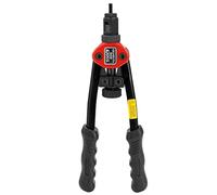 DOUQIFEI 12Inch Labor Saving Manual Rivet Gun, Double Head Manual Riveter with Nut Riveting Tool, Suitable for M-3, M4, M5, M6, and M8 Rivets