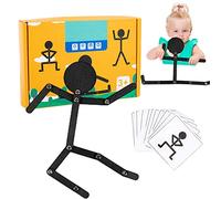 Dous Wood Robot Toy,Wood Adjustable Activity Robot Toys - Cards And ActionPreschool Education Gifts for 3-8 Years Old Boys Girls