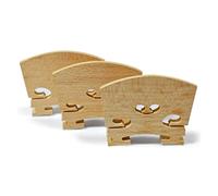DouscsChart 20x Violin Bridge Flame Maple Violin Bridges for Luthier Supplies Violin Parts Repair and Crafting Professional Violin Accessories