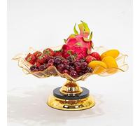 dousiany Lotus leaf-shaped fruit plate(yellow)
