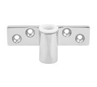 DouWen MO 1/2in Stainless Steel Oarlock Socket, Side Mount Rowlock Socket with Mirror Polish Finish, Durable 316 Cast Stainless Steel Construction for Salt Water, Rust Proof Oarlock Support