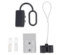 DouWen MO 175A 600V Battery Quick Connector, Modular Power Fitting with Silicone Cover, Silver Plated Copper Terminal for Trailer Winch Towing Motor, Flame Retardant PC Shell