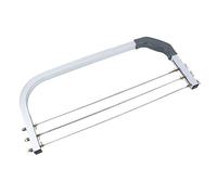 DouWen MO Adjustable Wire Cake Cutter Leveler, Stainless Steel Baking Tool, Professional Bakeware with 3 Adjustable Wires, Ergonomic Dough Trimmer for Perfect Cake Layers, Lightweight Kitche