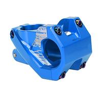 DouWen MO Aluminium Alloy Short Handlebar Stem, Bike Cycling Accessory, Hollow Design for Mountain Bike, 50mm 31.8 * 28.6 Compatibility with Matte Finish, Easy Control for Slow Moti (Blue)