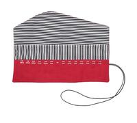 DouWen MO Knitting Needle Bag, Crochet Hooks Organizer with Oxford Cloth, Portable Roll - Up Storage for Circular Knitting Needles and Accessories for Home or Travel