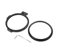 DouWen MO Lens Filter Holder, Quick Switch Aluminum Alloy Adapter Ring for Wide Angle Prime Zoom Lenses, Multi - Size ND Filter Mount with Secure Fit and Light Leakage Prevention (77mm)