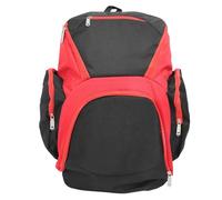 DouWen MO Mochila de baloncesto Negra y roja, Bolsa Deportiva de Gran capacidad con múltiples compartimentos de almacenamiento, Mochila multifuncional para el gimnasio y viajes, Ideal para