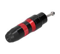 DouWen MO Motorcycle Exhaust Pipe Slider, Universal Anti Falling Guard Protector, Aluminum Alloy Crash Bar with Stainless Steel Bolt, Durable Motorbike Accessory for (C (red))