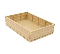 DouWen MO RC Car Bucket Box Panel for P06 Model, Replacement Cargo Box Board with Aluminum Alloy Frame, Direct Fit Upgrade Part for Remote Control Car Body Accessories (Khaki)