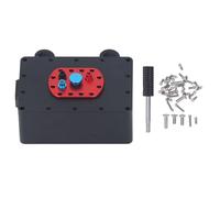 DouWen MO RC Receiver Box Aluminum Alloy, RC Crawler Receiver Protector Case, Sealed Metal Box for 1/10 Scale RC Cars, Design with Screws and Screwdriver Included, Compa (Black)