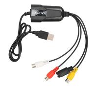 DouWen MO to USB Video Card Device, VHS DV VCR Hi8 DVD to Digital Converter, Analog to HD 720P USB Converter with S Video Input, for OS X, Plug and Play for PC Laptop