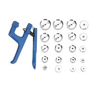 DouWen MO Watch Back Case Closer with 20 Round Bezel Press Dies, Professional Watch Case Press Tool Set for Watchmakers Repair, Durable Metal Construction with High Hardness Dies