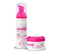 DOUXO S3 Itch Relief Bundle - CALM Mousse 150ml & 30 CALM Pads for Cats and Dogs - Clinically Proven, Vet Recommended - Soothes Itchy, Irritated, Sensitive Skin - Hypoallergenic